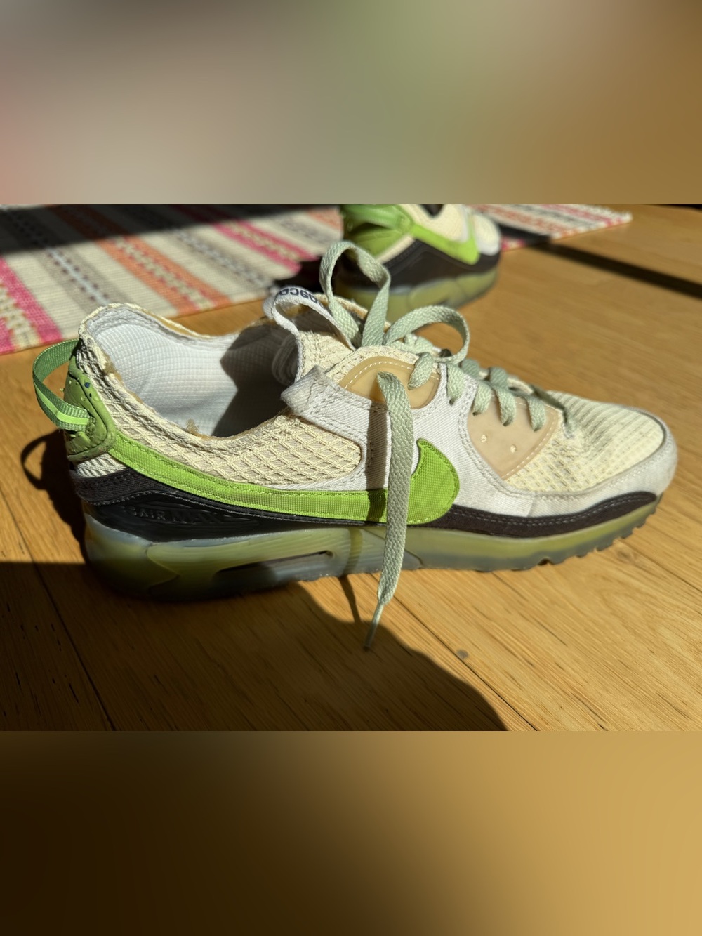 Nike Men’s Air Max 90 Terrascape Sneakers in phantom vivid green size 11